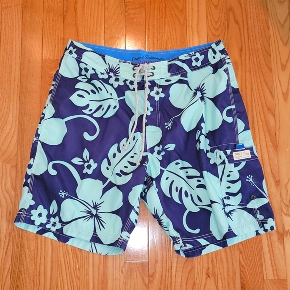 J.Crew Mens Tropical 9" Board Trunks - Picture 1 of 15